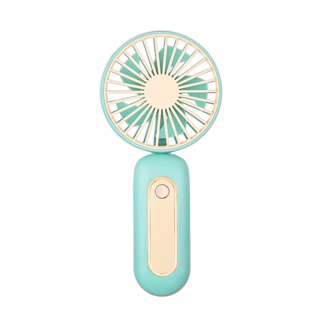 Yuarrent ventilador de mano personal recargable portátil enfriamiento del cuello clima cálido estudio silencioso enfriador con pilas rosa Electrodomésticos Verde Yuarrent HA063723-04B