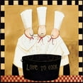 thumbnail image 3 of DiPaolo, Dan 12x12 Black Modern Framed Museum Art Print Titled - Bistro Chefs, 3 of 5