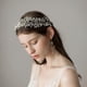 thumbnail image 5 of Accesorios para el cabello nupcial con de imitación de cristal para novia y boda para dama de honor y flores, plateado, 22 cm / 8,6 pulgadas Soledad Diadema con diamantes de imitación para mujeres, 5 of 10