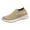 Khaki, variant on HBFAGFB Womens Sneakers Flat Trainer Leisure Outdoor Fitness and Running Sport Sneakers White Size 37