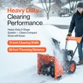 thumbnail image 4 of SuperHandy Souffleuse à Neige à Essence de 21 Pouces, Distance de Projection de 36 Pi, 4 of 7