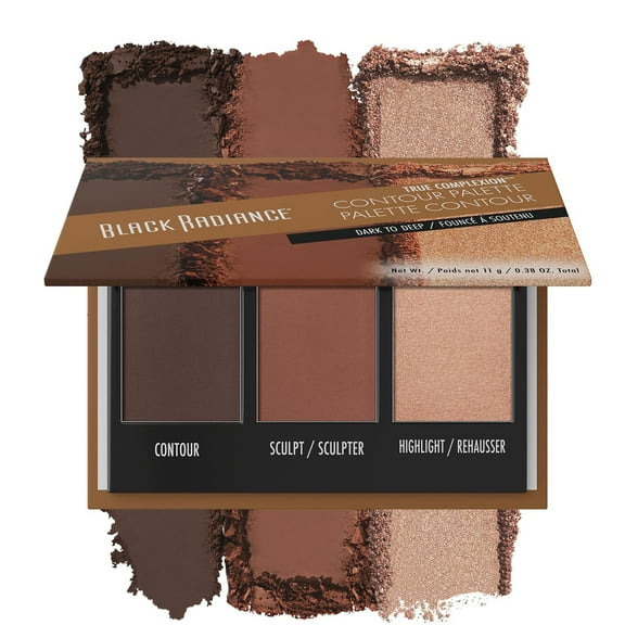 Black Radiance True Complexion Contour Palette Makeup - Dark To Deep