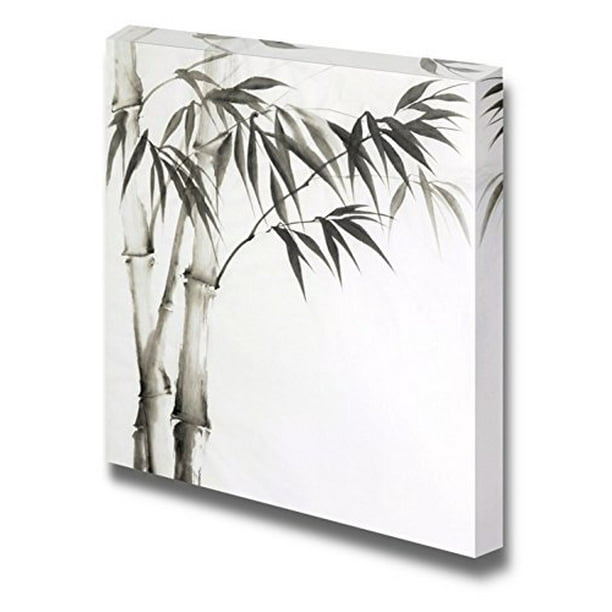 Wall26 Chinese Bamboo Painting On A Plain White Background Canvas Art Wall Decor 24 X 24 Walmart Com Walmart Com