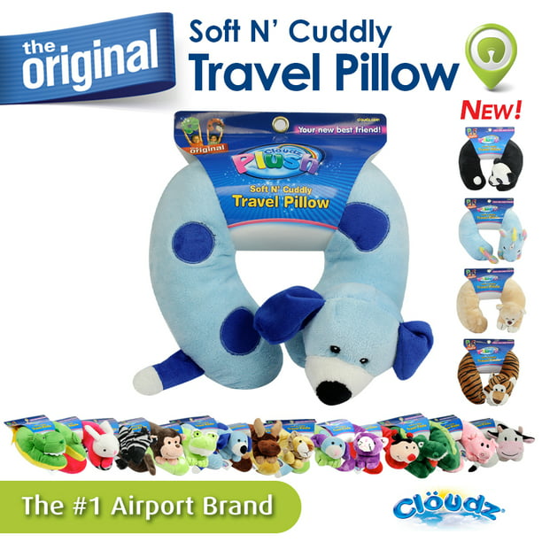 Cloudz Kids Plush Animal Neck Pillow - Dog 