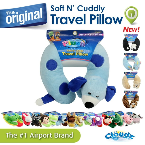 Cloudz Kids Plush Animal Neck Pillow - Dog Cloudz Kids Plush Animal Neck Pillow - Dog