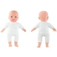 thumbnail image 6 of FeiFu 12in Mini Doll Vinyl Black Doll Cute Small Stuffed Doll Toy Durable Imaginative Play Gift Stylish Adorable Dolls Clothes Accessories, 6 of 7