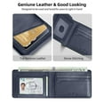 thumbnail image 6 of Extrelife Minimalist Wallets for Men, Works with Find My App, Slim Leather Bifold Wallet Credit Card Holder with Cash Pocket, ID Window, RFID Blocking, Gifts for Men, 6 of 10
