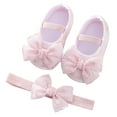 thumbnail image 2 of CHUOU Baby Shoes Fashion Soft Sole Toddler Shoes Pearl Dress Flower Princess Shoes Toddler Shoes, 2 of 5