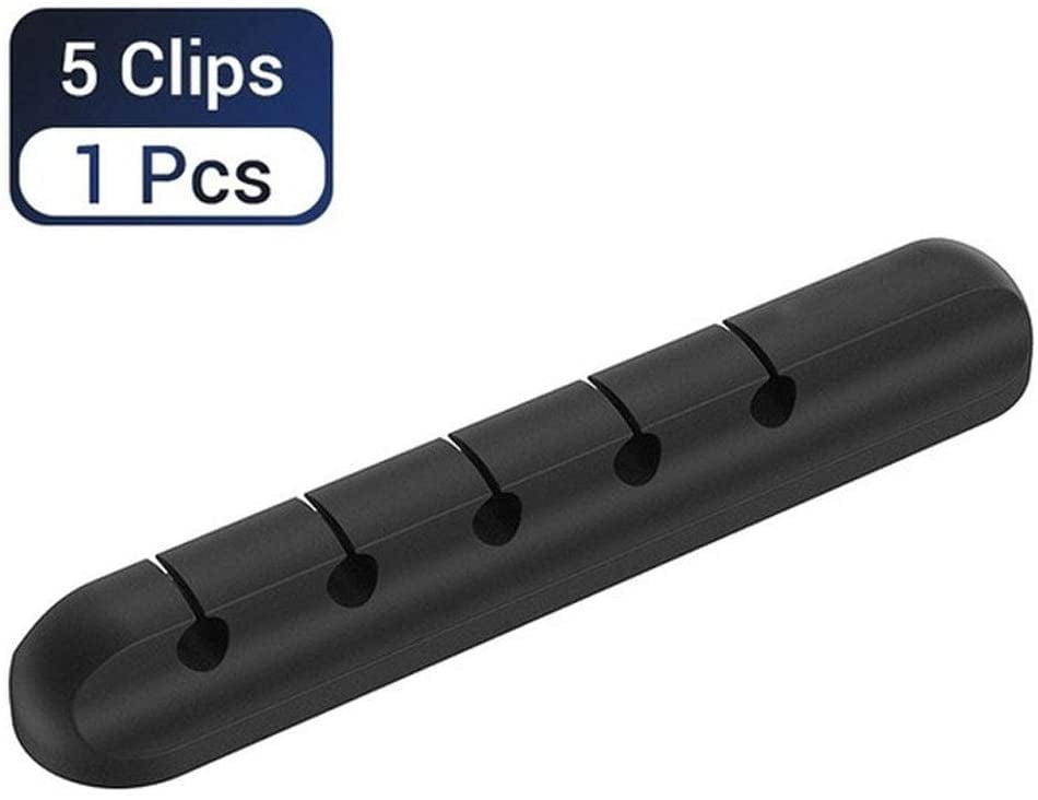 (3/5/7Clips Optional) Cable Clips Holder Silicone Adhesive Hooks