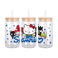 thumbnail image 1 of Sticker UV DTF Transfer Sanrio Cute Characters For 16oz Wrap GLASS Cups High Temperature Resistance DIY Waterproof Custom Decals, 1 of 1