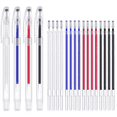 thumbnail image 1 of Heat Erasable Pens High Temperature Pen Fabric Marking Pens with 60 Erasable Pen Refills for Leather,Fabric, 1 of 7