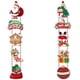 thumbnail image 1 of Bewildely Colgante de puerta ecológico, decoración creativa para árbol de Navidad de Papá Noel, hermoso y ecológico Kits de decoración para fiestas Estilo A, 1 of 1