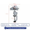 thumbnail image 2 of Prensa de mesa universal con abrazadera de cabeza giratoria de 360 grados para la elaboración de pin Irfora  Tornillo de mesa, 2 of 7