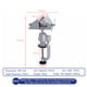 thumbnail image 2 of Prensa de Mesa Universal Con Abrazadera de Cabeza Giratoria de 360 Grados para La Elaboraci Tomshoo  Tornillo de banco, 2 of 7