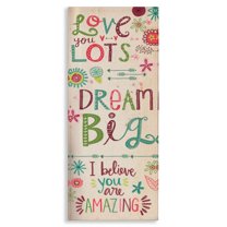 Stupell Love You Lots Dream Believe Canvas Wall Art