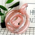 thumbnail image 5 of 1pc Large Swimming Ring, Flamingo Shaped Sequins Translucent Swimming Ring, Suitable For Outdoor Swimming, 5 of 5