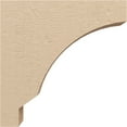 thumbnail image 3 of 4"W x 16"D x 16"H Thin Moab Rough Cedar Woodgrain TimberThane Corbel, Primed Tan, 3 of 6