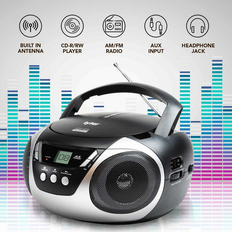 Best Portable Cd Player With Speakers Best Portable Cd Player Boombox