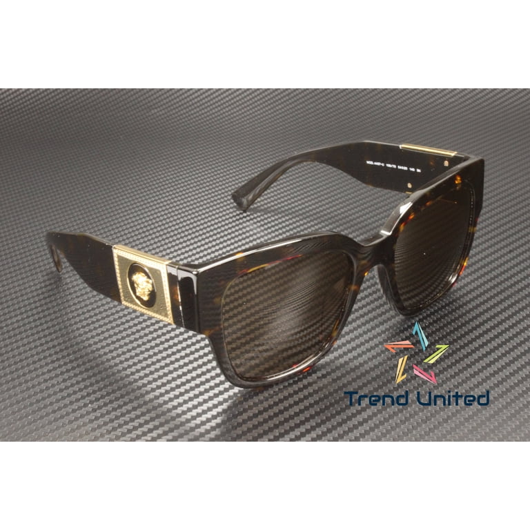 Versace, Womens Square Sunglasses, 54mm Lens, Havana  display picture 1