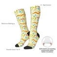 thumbnail image 6 of Fotbe Cartoon Snake8 print Women's Men's Novelty Crew Socks Cotton Socks Knee High Socks for Walking,Running,Nurses,Pregnancy, 6 of 8