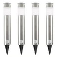 thumbnail image 4 of Pure Garden Weather-Resistant LED Outdoor Solar Lights 4-Pack (Silver), 4 of 6