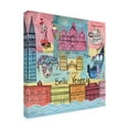 thumbnail image 2 of Trademark Fine Art 'Global Travel IV' Canvas Art by Farida Zaman, 2 of 3