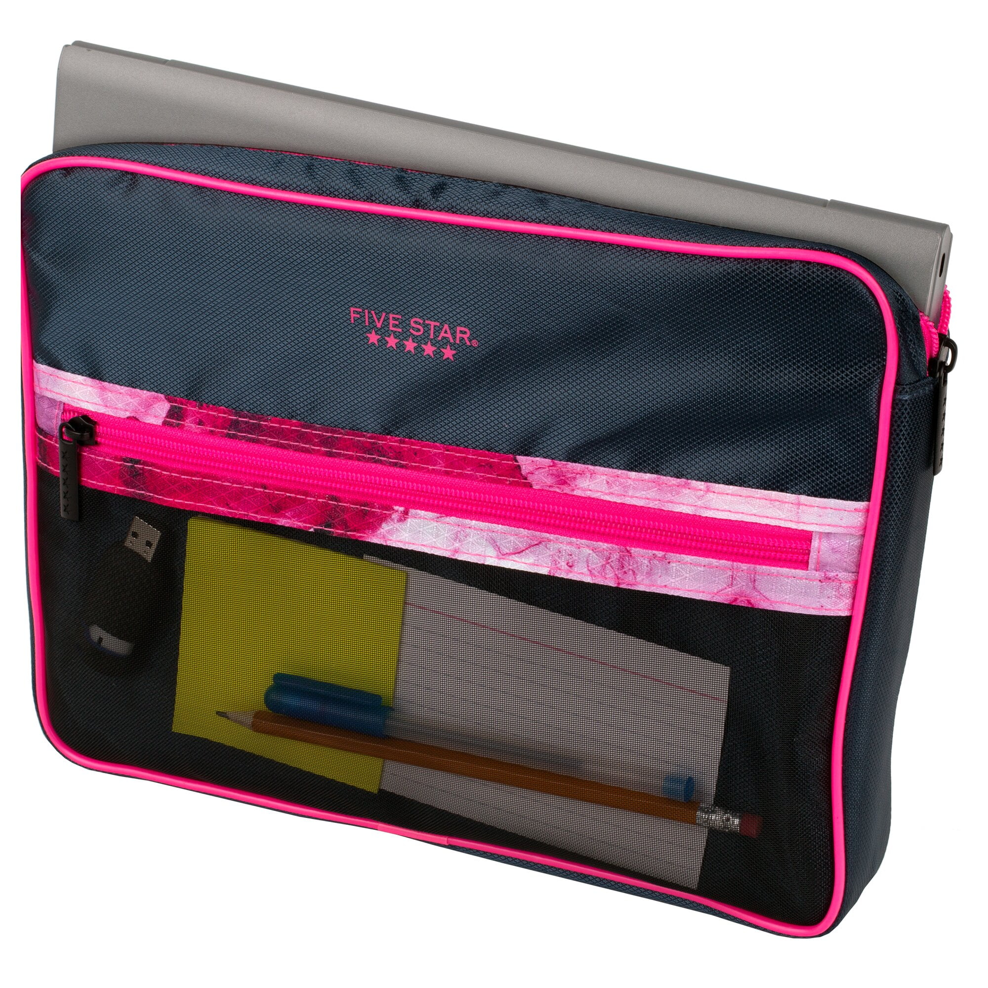 Five Star 3 Sewn Zipper Binder Plus Removable Padded Case 850 Sheet Capacity