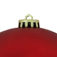 thumbnail image 2 of Northlight 12" Shatterproof Matte Christmas Ball Ornament - Red, 2 of 4