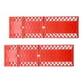 thumbnail image 2 of Paquete de 2 tablas de tracción perfecl plegables antideslizante roja para coches y camionetas, 2 of 8