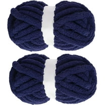 2pack 214g Blingbling Chunky Yarn for Hand Knitting,Super Jumbo Yarn, Bulky Glitter Soft Plush Yarn,Shiny Large Thick Chenille Yarn, Giant Yarn for Chunky Blanket