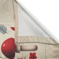 thumbnail image 3 of Ambesonne Rustic Kitchen Curtains, Reddish Tone Wonder of Woods, 55"x30", Ruby Champagne, 3 of 3