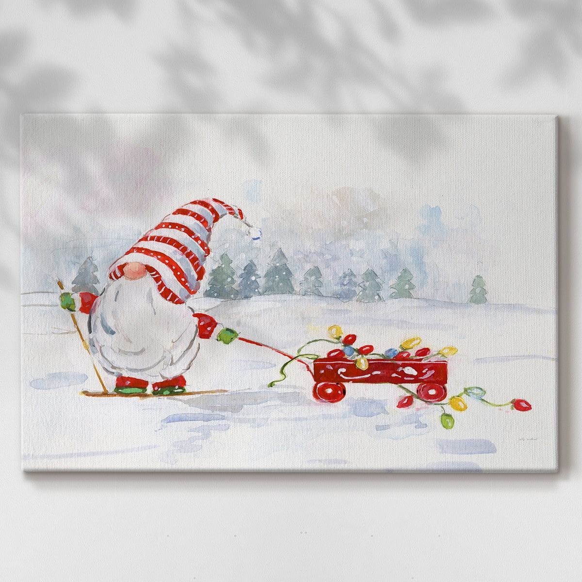 Winter Gnome II- Gallery Wrapped Canvas