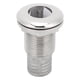 thumbnail image 2 of Conector de ajuste de casco para barco marino lengüeta de cola de manguera de acero inoxidable Hardware marino plateado ANGGREK  Otros, 2 of 8
