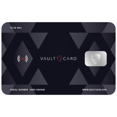VAULTCARD Unisex RFID Blocking Card with Advanced Protection