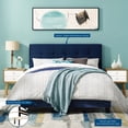 thumbnail image 7 of Modway Amira Full Performance Velvet Bed in Midnight Blue, 7 of 7