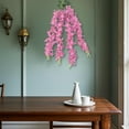 thumbnail image 3 of 4.3FT Wisteria Vine - Hanging Silk Flower Garland for Weddings, Parties, Backdrops & Outdoor Decor - Artificial Wisteria Flowers, 3 of 5