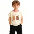 thumbnail image 3 of Agkizg Girls Graphic Tee Short Sleeve Crewneck Top for Toddler Girls Cute Casual Summer T-Shirt, Sizes 4-5 Years, 3 of 4