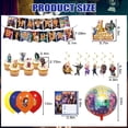 thumbnail image 3 of 68Pcs Sing Music Theme Birthday Party Decorations,Party Supplies Includes Banner,Hanging Swirls,Foil Balloon,Cake Topper, Cupcake Toppers, Balloons, Invitation Cards for Kids Girls Boys Party Favors, 3 of 5