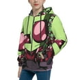 thumbnail image 2 of Invader Zim Teen Sweatshirts Hoodies Youth Hooded Hoody Fashion Zipper Coat For Boys And Girls, 2 of 7