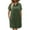 Green, variant on Summer Savings Clearance MIANHT Dresses for Women, Plus Size Dresses, Womens Printing V-Neck Pockets Short Sleeve Comfy Casual Dress