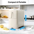 thumbnail image 3 of Auseo 18 lbs/24H Countertop Ice Maker Machine, 6 Bullet-Shaped Ice in 6 Min, Auto-Cleaning, White, 3 of 8