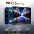 thumbnail image 2 of KEFEYA Extensor de pantalla para computadora portátil, monitor triple portátil de 14,2" para computadora portátil con pantalla IPS Full HD, monitor extendido para computadora portátil compatible con M, 2 of 5