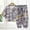Black, variant on Cethrio Boys Summer Pajama Sets, 2 Piece Comfy Buttons Cotton Boys' Sleepwear Green Size 3-14T
