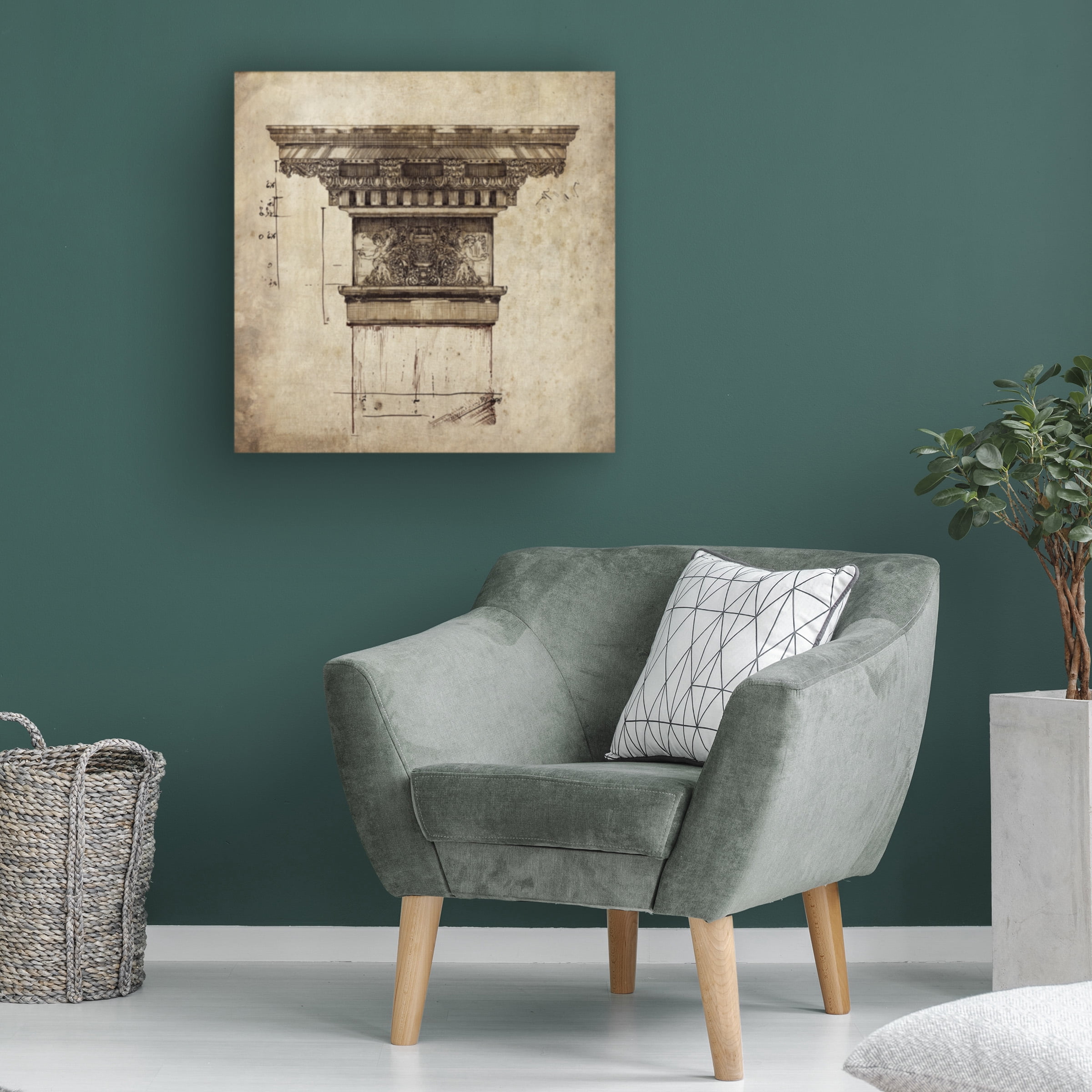 Sidney Paul and Co. ' Column I' Canvas Art