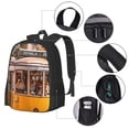 thumbnail image 2 of Bingfone Modern Urban Monkey for Simple Large Capacity Backpack, Adjustable Strap Backpack Travel Bag Sports Bag, Unisex, 2 of 6
