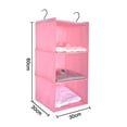 thumbnail image 4 of Organizador de guardarropa con 3 compartimentos, mueble colgante de tela, 4 of 4