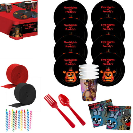 Five Nights at Freddy's Deluxe Tableware Kit (Serves 8)