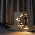 thumbnail image 4 of Rawiri Luces 3D de madera, luces nocturnas de personajes, regalos de ambiente decorativos, 4 of 5