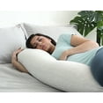 thumbnail image 3 of PharMeDoc U Shape Full Body Pillow Cover - Light Grey - COVER ONLY, 3 of 5