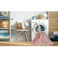 thumbnail image 2 of Ahgly Company Machine Washable Indoor Rectangle Transitional Pastel Red Pink Area Rugs, 2' x 3', 2 of 7